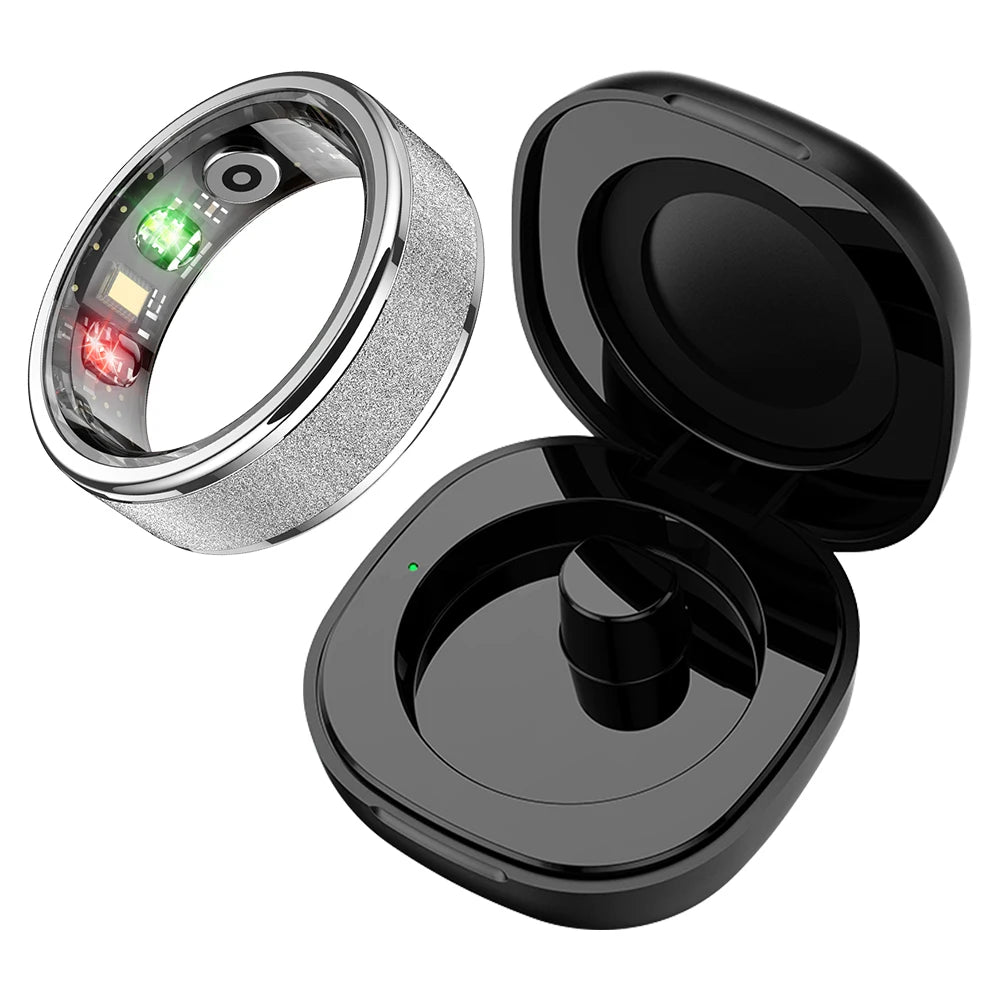 Revolutionize Your Health with the R10 Smart Ring - Ultimate Health & Sleep Monitoring for Men and Women, 5ATM Waterproof, Multi-Sport Compatible